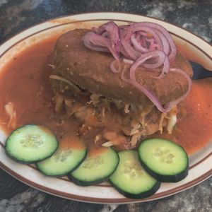 Torta aogada estilo Guadalajara at Borreguitas in Pomona