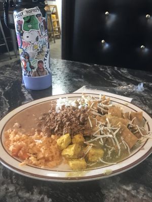 Had this amazing breakfast plate for brunch!  at Borreguitas in Pomona