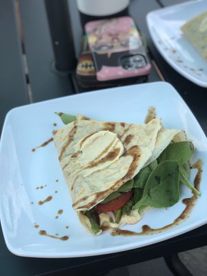 The Veggie with vegan batter   at Crepe Escape in Picton
