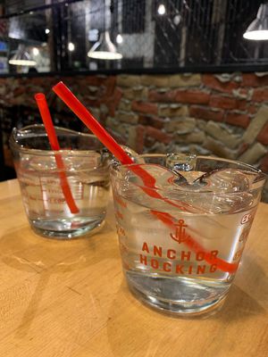 Unique glasses at The Works in Niagara Falls