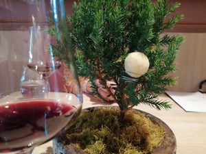Juniper and muntries at Lûmé in South Melbourne