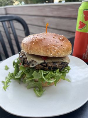 Veggie burger  at Veggie Grill by Next Level in El Segundo