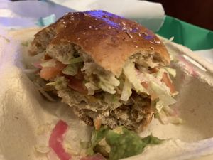 So I’ve taken a couple of bites at this point but isn’t that tasty looking?!  at Veggie Grill by Next Level in El Segundo