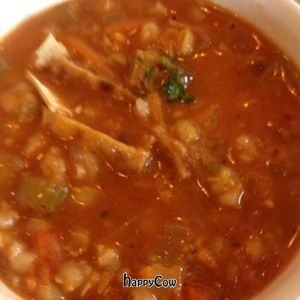 beef and barley soup at Veggie Grill by Next Level in El Segundo