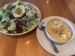 The absolute best kale ceaser I’ve ever had since going vegan!! Sooo good!! Mac n cheese lacked some flavor but was good. Didn’t blow me away like the ceaser salad!  at Veggie Grill by Next Level in El Segundo