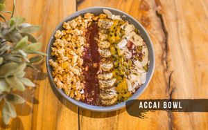 Acai Bowl! at Perfect Break Vegetarian Cafe in Gerringong