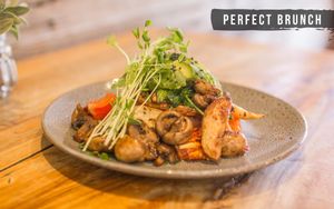 Perfect Brunch at Perfect Break Vegetarian Cafe in Gerringong