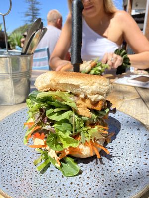 A little bit too much salad mate. at Perfect Break Vegetarian Cafe in Gerringong