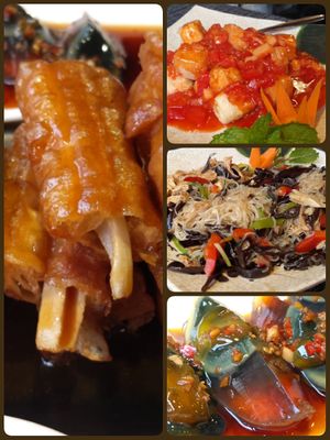 Veggie food at Pure Lotus in Yangshuo