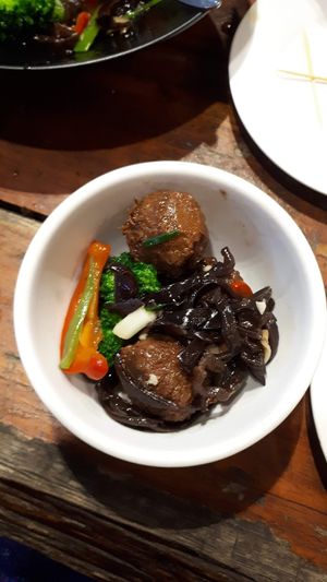 Vegetable loin heads at Pure Lotus in Yangshuo