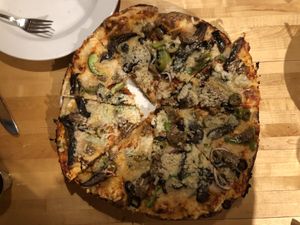 Vegan pizza was the best I’ve ever had and meat eater approved at Prairie Bay in Brainerd