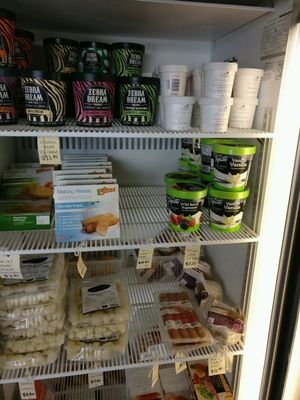freezer stock at Vege2go in Clifton Hill