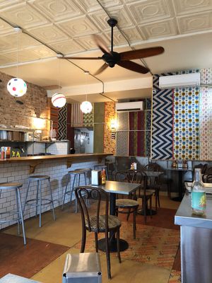 seating  at Oaxaca Taqueria in Brooklyn