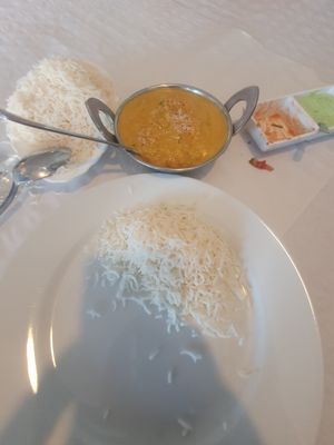 Navrattan Korma a delicious sweetish vegan curry at Star of India  in San Jose