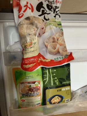 Frozen stuff!! at Vegan Space in Seoul