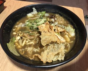 Assam laksa with homemade noodles  at Taste of Joy by CCM Foods in North Singapore