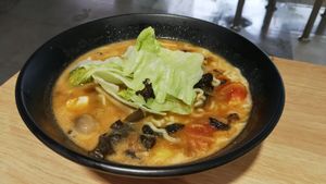 TOJ Soymilk with handmade noodles at Taste of Joy by CCM Foods in North Singapore