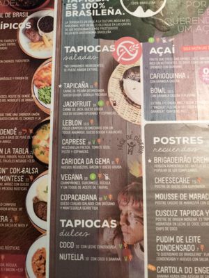 I had the vegan tapioca at La Carioca in Barcelona