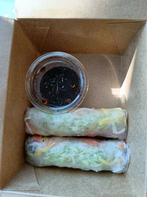 Summer rolls at Banh Mi Makers - Stare Mesto in Prague