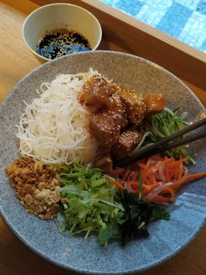 Best soy sauce in town and a delicious vegan bun bo nam bo at Banh Mi Makers - Stare Mesto in Prague