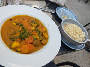 Vegan Thai curry at Messmer in Bregenz