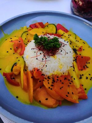 Vegan Curry at Messmer in Bregenz