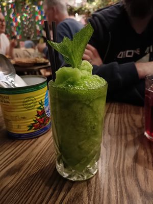 Cucumber / mint mocktail at Comptoir Libanais in Bath