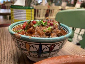 Cauliflower and Chick pea Tagine    at Comptoir Libanais in Bath
