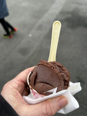 Lovely ice cream  at Cariad Gelato in Porthmadog