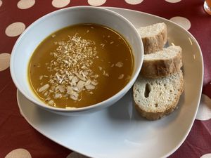 Pumpkinsoup at Galdur in Holmavik