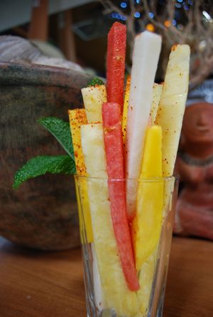 Baja Fruit Cup at Coyote Grill in Laguna Beach