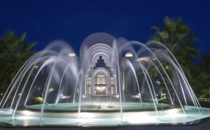 Exterior of palace hotel  at Radisson Blu Udaipur Palace in Mezraya