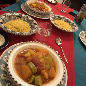 Tagine vegan  at Radisson Blu Udaipur Palace in Mezraya