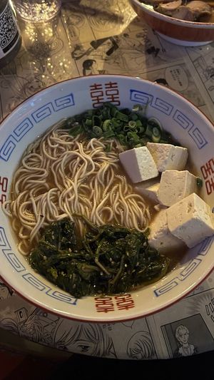 Toasted Scallion Miso!  at Moshi Moshi in Tacoma