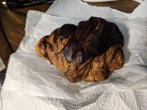 Chocolate croissant at Happy Little Treats - High St in Columbus