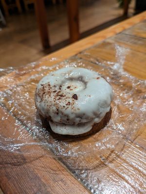 Cinnamon donut at Happy Little Treats - High St in Columbus