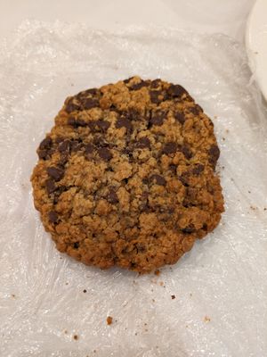 Peanut butter oatmeal chocolate chip cookie at Happy Little Treats - High St in Columbus