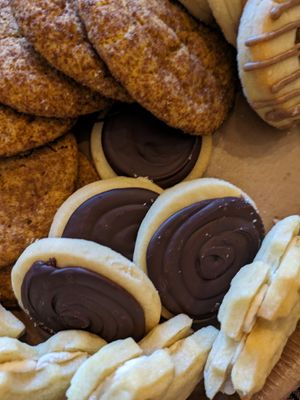 Chocolate iced cut out at Happy Little Treats - High St in Columbus