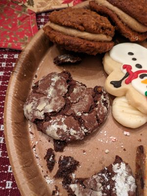 Chocolate crinkle cookie (gluten free) #Veganuary at Happy Little Treats - High St in Columbus