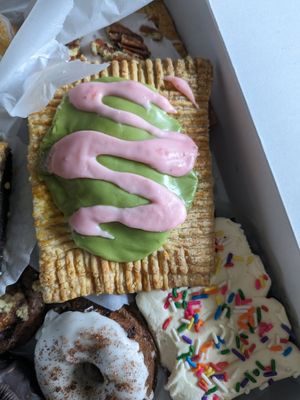 Strawberry matcha poptart at Happy Little Treats - High St in Columbus