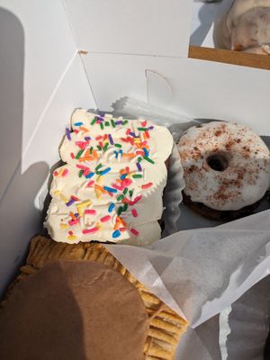 Iced brownie at Happy Little Treats - High St in Columbus