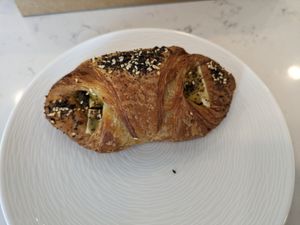 Pesto and cheese croissant at Happy Little Treats - High St in Columbus