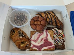 Mixed pastries at Happy Little Treats - High St in Columbus