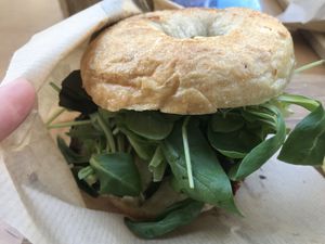 east  at Big Bad Bagels - Baznicas in Riga