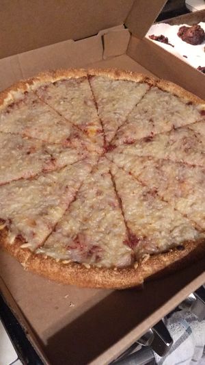 Vegan cheese pizza  at Umbria Pizzeria in Blaine