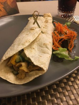 Soya kebab at Pastelería New York in Bilbao