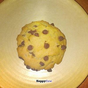 Vegan chocolate chip cookie at Heartwood Bakery & Cafe in Halifax