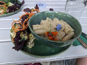 Trüffel noodles at Botanica in Magdeburg