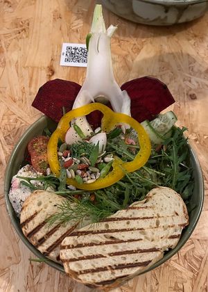 Small salad  at Botanica in Magdeburg