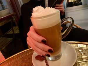 nutcracker latte at Botanica in Magdeburg